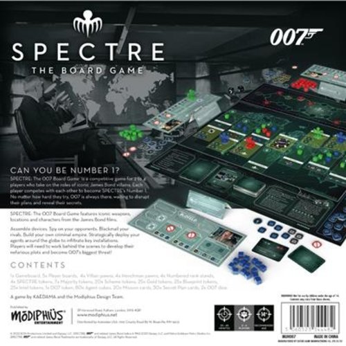 Modiphius Entertainment 007 – SPECTRE BOARD GAME