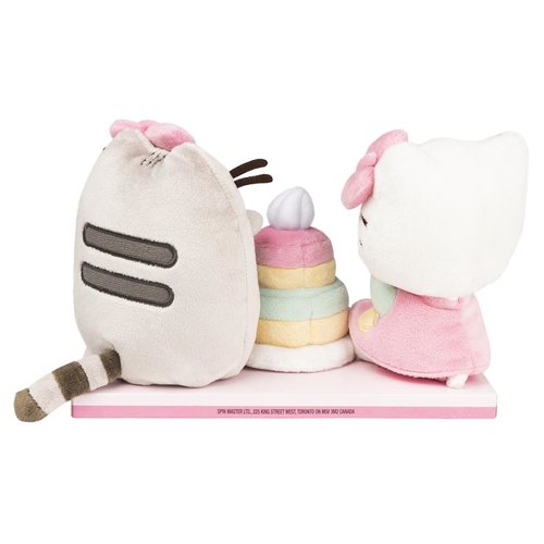 Gund PLUSH HELLO KITTY X PUSHEEN BEST FRIEND COLLECTOR SET 4.5"