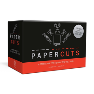 Clarkson Potter PAPERCUTS : A PARTY GAME FOR THE RUDE AND WELL-READ (A CARD GAME FOR BOOK LOVERS)