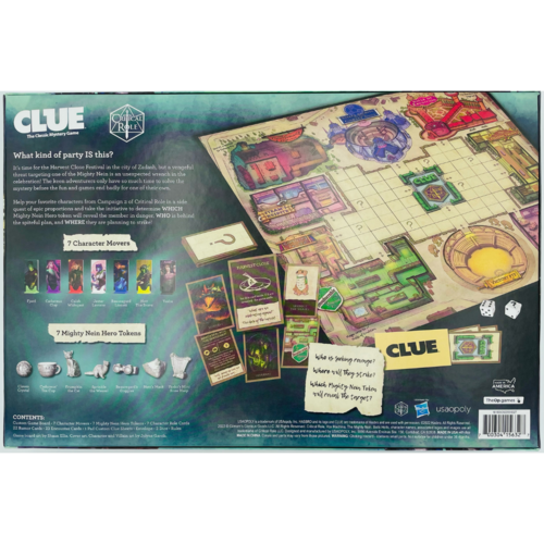 The Op | usaopoly CLUE: CRITICAL ROLE