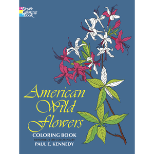 Dover Publications COLORING BOOK AMERICAN WILD FLOWERS
