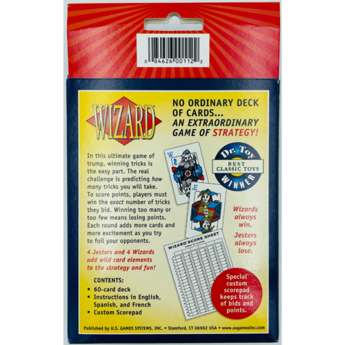 US Games Systems WIZARD (CARD GAME)