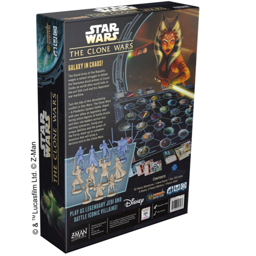 Z-Man Games STAR WARS THE CLONE WARS A PANDEMIC SYSTEM GAME