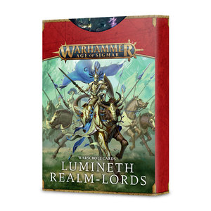 Games Workshop WARSCROLL CARDS: LUMINETH REALM-LORDS