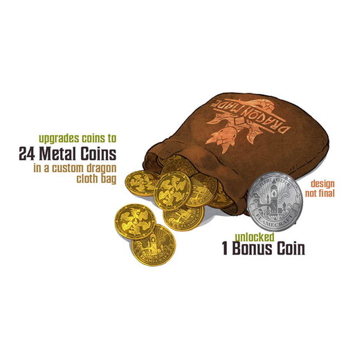 Lucky Duck Games FLAMECRAFT: DELUXE METAL COINS Lucky Duck Games FLAMECRAFT: DELUXE METAL COINS