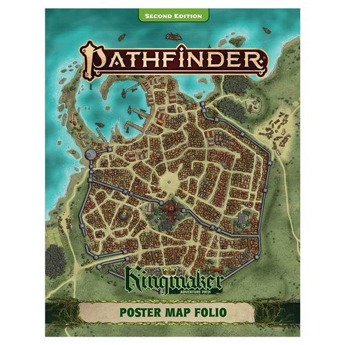 Paizo Publishing PATHFINDER 2ND EDITION: ADVENTURE - KINGMAKER POSTER MAP FOLIO