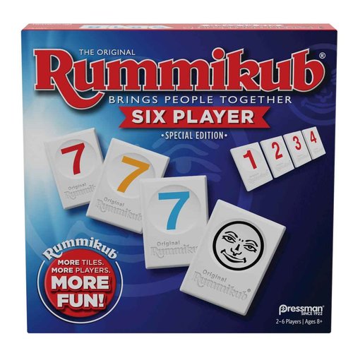 Pressman RUMMIKUB® 6 PLAYER EDITION Pressman RUMMIKUB® 6 PLAYER EDITION