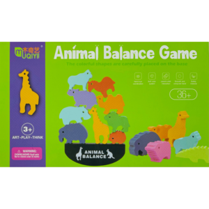 Faire.com MONTESSORI WOODEN BLOCKS - WILD ANIMALS