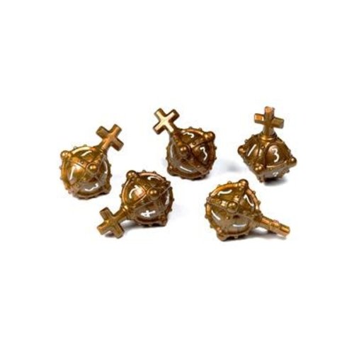 Tabletop Tycoon POLYHERO CLERIC 5D4 HALLOWED HAND GRENADES MERCIFUL GOLD Tabletop Tycoon POLYHERO CLERIC 5D4 HALLOWED HAND GRENADES MERCIFUL GOLD