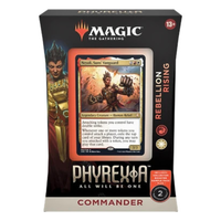 MTG: PHYREXIA - ALL WILL BE ONE COMMANDER  DECK-REBELLION RISING