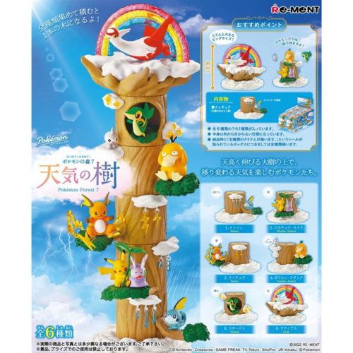 Re-Ment BLIND BOX POKEMON FOREST VOL 7 WEATHER TREE