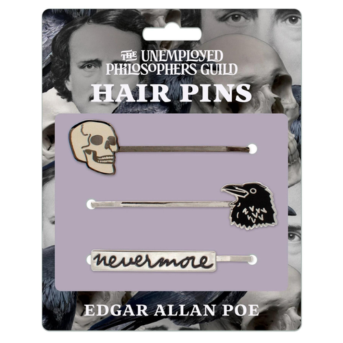 Unemployed Philosopher's Guild HAIR PINS EDGAR ALLEN POE