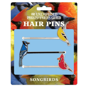 UNEMPLOYED PHILOSOPHERS HAIR PINS SONGBIRDS