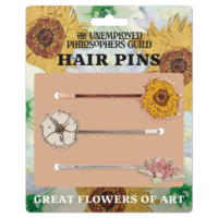 HAIR PINS GREAT FLOWERS OF ART