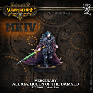 Privateer Press WARMACHINE: MERC: ALEXIA, QUEEN OF THE DAMNED