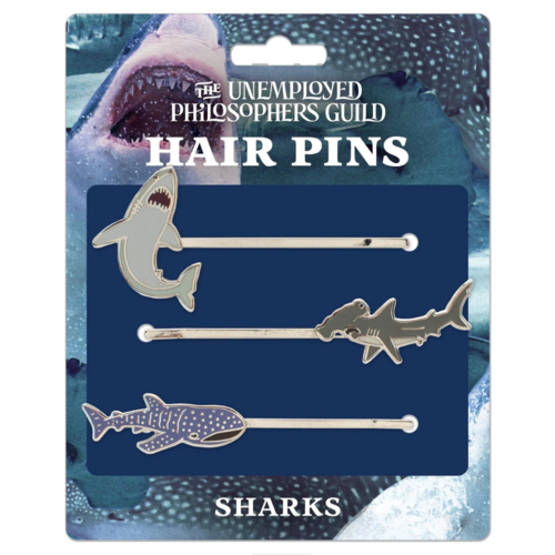 Unemployed Philosopher's Guild HAIR PINS SHARK