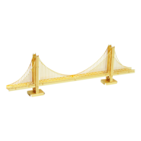 3D METAL EARTH GOLDEN GATE BRIDGE (Gold)