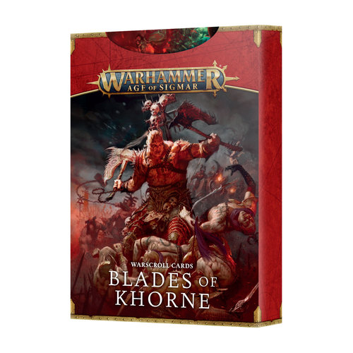 Games Workshop WARSCROLL CARDS: BLADES OF KHORNE
