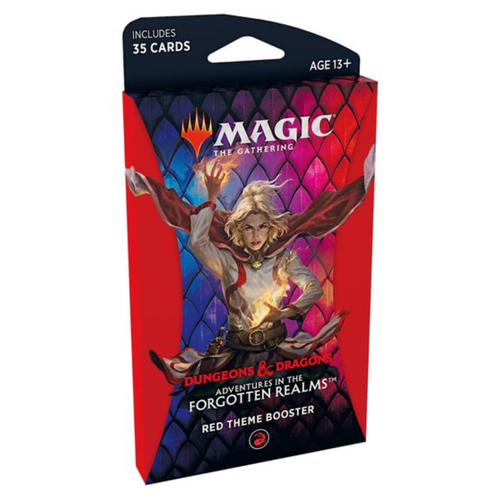 Wizards of the Coast MTG: ADVENTURES IN THE FORGOTTEN REALMS - THEME BOOSTER - RED