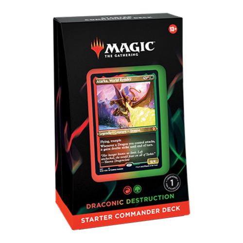 Wizards of the Coast MTG: COMMANDER STARTER DECK : DRACONIC DESTRUCTION