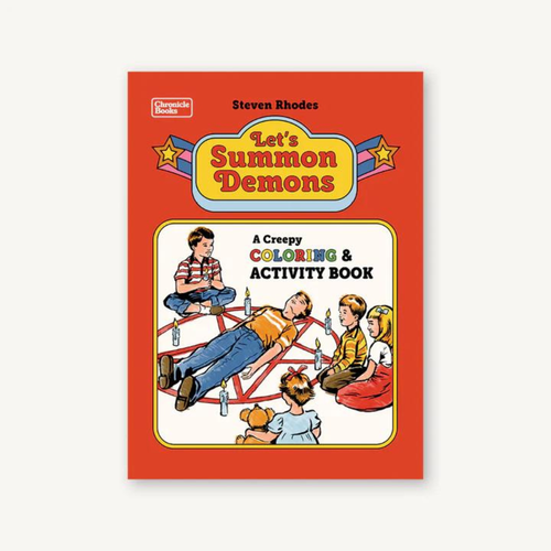 Chronicle Books LET'S SUMMON DEMONS CREEPY COLORING & ACTIVITY BOOK Chronicle Books LET'S SUMMON DEMONS CREEPY COLORING & ACTIVITY BOOK