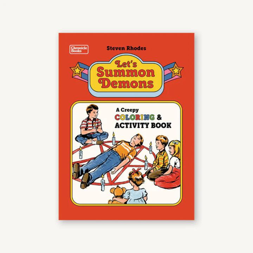 Chronicle Books LET'S SUMMON DEMONS CREEPY COLORING & ACTIVITY BOOK