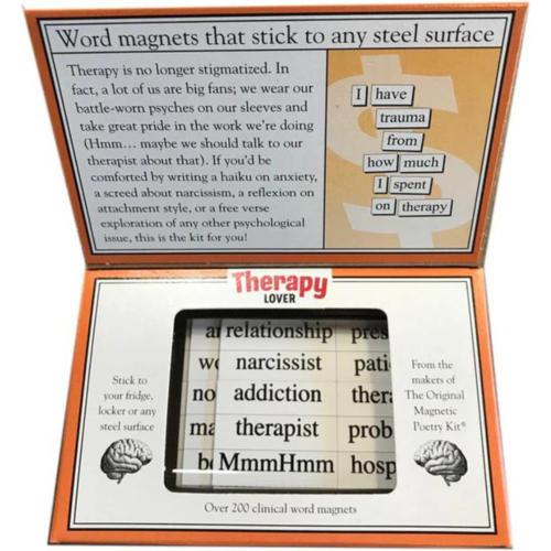 Magnetic Poetry MAGNETIC POETRY THERAPY