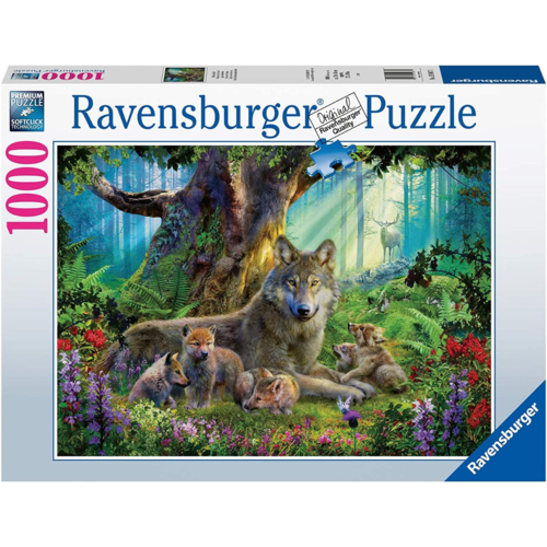 Ravensburger RV1000 WOLVES IN THE FOREST