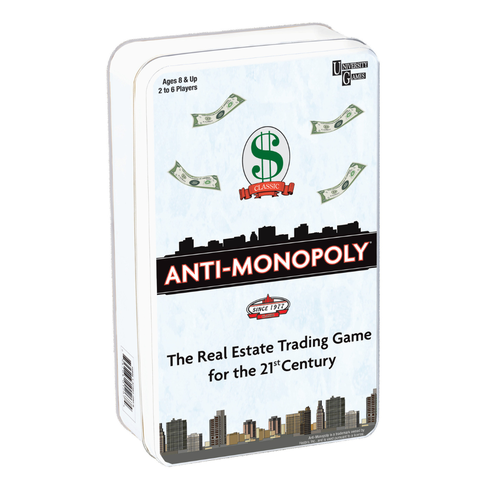 University Games ANTI-MONOPOLY TRAVEL