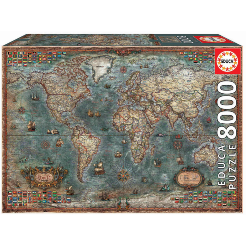 Educa ED8000 HISTORICAL WORLD MAP