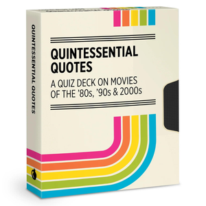 Pomegranate KNOWLEDGE CARDS: QUINTESSENTIAL QUOTES MOVIES OF '80s, '90s, 2000s