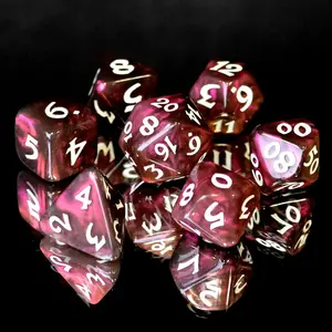 Die Hard Dice ELESSIA SET 7 MOONSTONE INKSWELL WITH WHITE