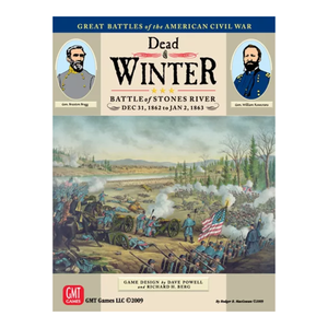 GMT Games DEAD OF WINTER: BATTLE OF STONES RIVER (2009, Mint-in-Box)