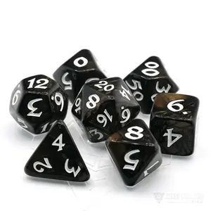 Die Hard Dice POLYMER DICE SET 7 WILDERUN WITH WHITE