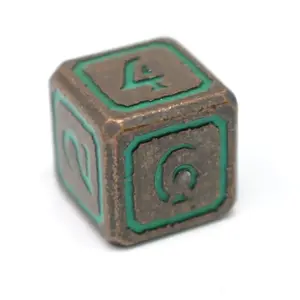 Die Hard Dice METAL D6 UNEARTHED SAGE