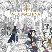 COLORING BOOK CRITICAL ROLE VOX MACHINA