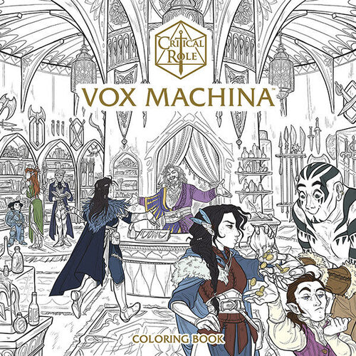 Dark Horse Books COLORING BOOK CRITICAL ROLE VOX MACHINA