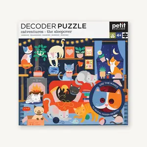 Petit Collage PC100 DECODER PUZZLE - CATVENTURES