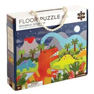 Petit Collage PC24 DINOSAUR KINGDOM FLOOR PUZZLE