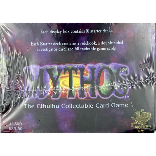 Chaosium MYTHOS: THE CTHULHU CCG LIMITED ED STARTER DECK BOX (1996)