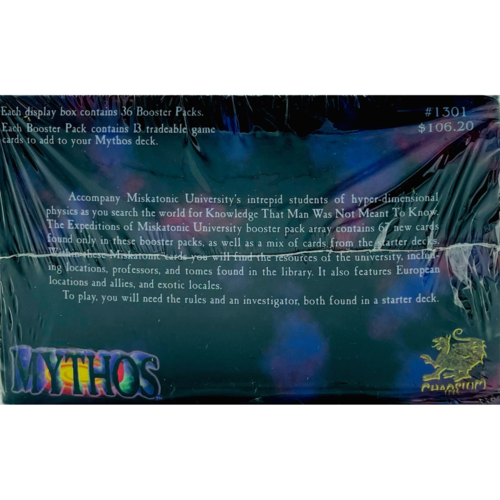 Chaosium MYTHOS CCG: EXPEDITIONS OF MISKATONIC UNIVERSITY LIMITED ED BOOSTER BOX (1996)