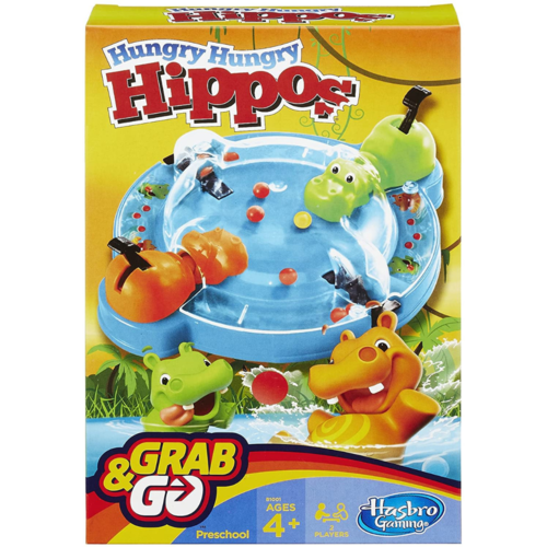 Hasbro GRAB & GO: HUNGRY HUNGRY HIPPOS