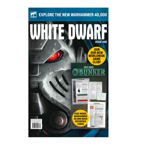 Games Workshop WHITE DWARF 490 Games Workshop WHITE DWARF 490