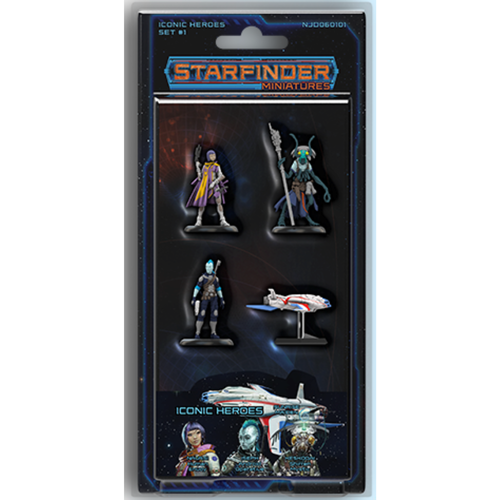 Soda Pop Miniatures MINIS: STARFINDER BATTLES: ICONIC HEROES SET 1 Soda Pop Miniatures MINIS: STARFINDER BATTLES: ICONIC HEROES SET 1