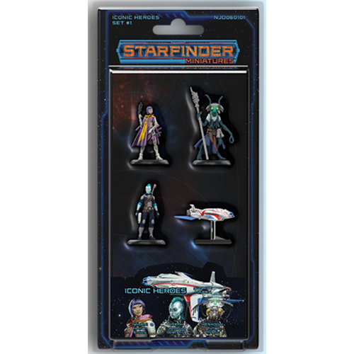 Soda Pop Miniatures MINIS: STARFINDER BATTLES: ICONIC HEROES SET 1