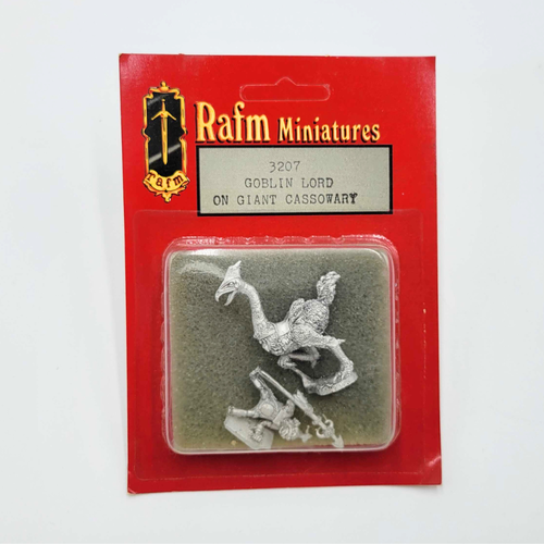 Rafm Miniatures GOBLIN LORD ON GIANT CASSOWARY