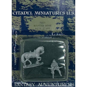 Citadel Miniatures MOUNTED MONK w/ STAFF