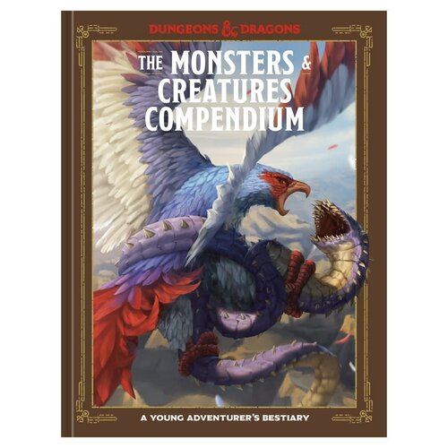 Penguin Random House D&D 5E: A YOUNG ADVENTURER'S GUIDE: THE MONSTERS AND CREATURES COMPENDIUM HARDCOVER