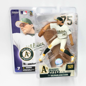 McFarlane Toys MLB SERIES 7 OAKLAND A's BARRY ZITO WHITE JERSEY