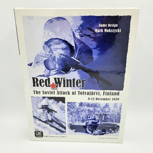 GMT Games RED WINTER: THE SOVIET ATTACK AT TOLVAJARVI, FINLAND (2012, 1st Ed)